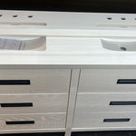 Alpine Reserve Larsen 60-in White Oak Vanity with Natural Carrara Marble Top, 1694VA-60-241-900-UM, FINAL PRICE: $999.99 + Tax