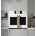 Cafe Professional 30-in Smart Compatible Single Electric Wall Oven with Air Fry True Convection and Self + Steam Cleaning (Matte White), CTS90FP4NW2 *JR2508, Retail: $5599, FINAL PRICE: $3499.99 + TAX