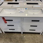 Alpine Reserve Larsen 60-in White Oak Vanity with Natural Carrara Marble Top, 1694VA-60-241-900-UM, FINAL PRICE: $999.99 + Tax