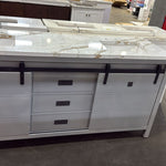 Florence 72-inch Double Sink Bathroom Vanity in Gray with Custom Quartz Top, VV372G-CQTSQ, Retail: $2,099.95, FINAL PRICE: $1,299.99 + TAX