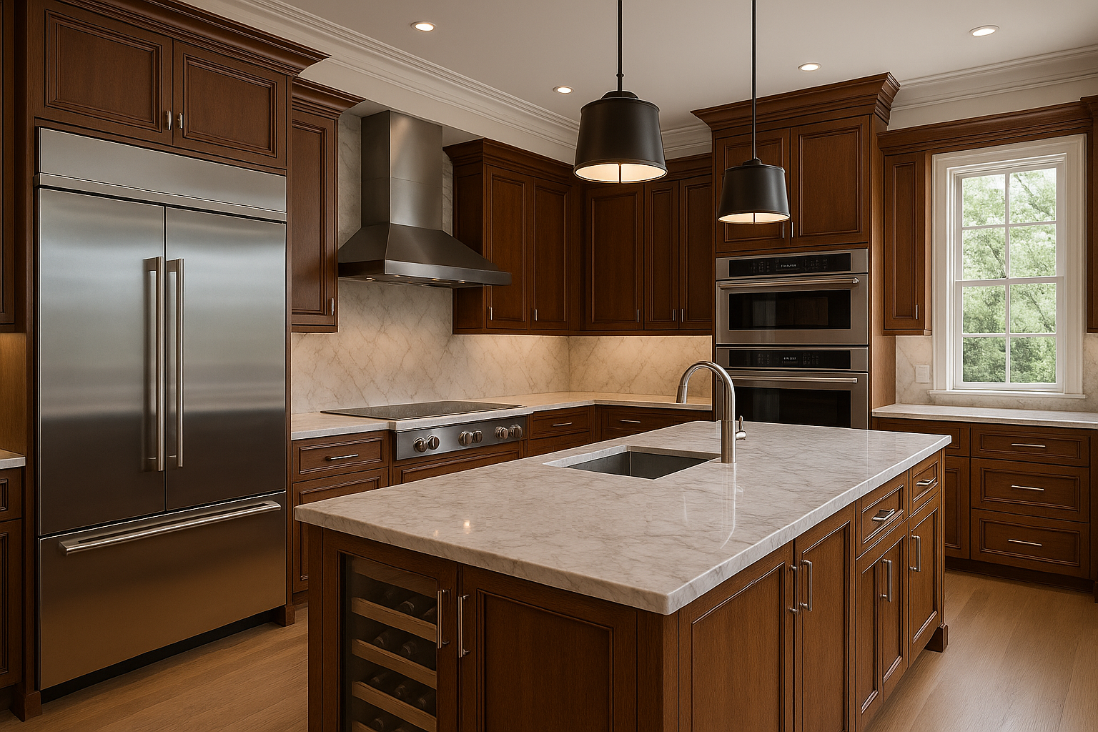 Appliances in a luxury kitchen