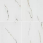 Aria Blanco 24x24 Polished Porcelain Floor and Wall Tile, 10mm, 4pcs, 70 lbs, 16sf, Retail: $2.99/sf, FINAL PRICE: $1.49/sf, $23.84/box + Tax.