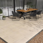 **PALLET SALE - 5 bxs (77.50 sqft) @ $1.49/sqft** Livingstyle Beige 24x24 Matte Porcelain Stone Look Pavers, NLIVSTYBEI2424, 20mm, 4pcs, 75.8 lbs, 15.5sf, Retail: $10.25/sf, $82.00/bx, FINAL PRICE: $1.49/sf, $23.10 + Tax