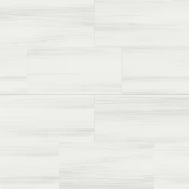 Bianco Dolomite 12x24 Polished White Minimalist Marble Look Porcelain Tile, NHDBIADOL1224P, 9.4mm, 8pcs, 59.5 lbs, 16sf, Retail: $2.29/sf, FINAL PRICE: $1.29/sf, $20.64 + Tax