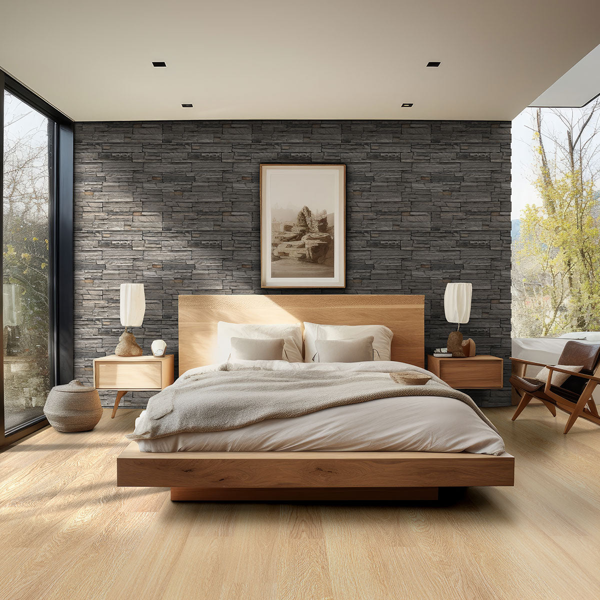 ** PER BOX ** Denali Gray (Terrado) Stacked Stones (Flats) 9x19.5, 38.1 mm, 45.20 lbs, 10pcs, 6sf, CLEARANCE PRICE: $3.33/sf, $19.99/box + Tax, Loc: MT15-E