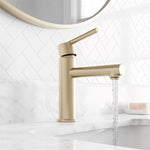 Ellen DeGeneres Tossana 4-in Single Handle Bath Faucet – Brushed Bronze, 2014FA-01-123, FINAL PRICE: $59.99 + Tax