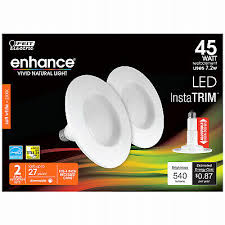 Feit Electric 4 Inch LED Retrofit Kit Dimmable 2 Pack, LEDR4/927CA/MED/2