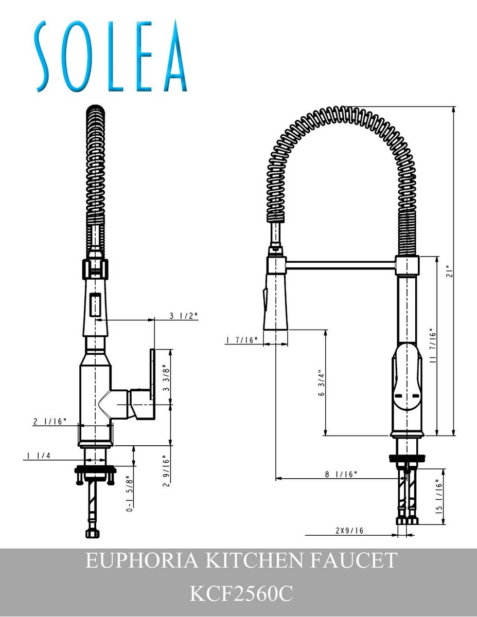 Safavieh Euphoria Stainless Steel Single Handle Pull-down Kitchen Faucet , KCF2560C, FINAL PRICE: $ + Tax