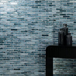 **PER PCS** Oasis Blast 12x11 Glass Mesh-Mounted Mosaic, GLSBRK-OABLA6MM, 6mm, 15pcs, 45 lbs, 15sf, Retail: $14.99/pc, FINAL PRICE: $6.99/pc + Tax