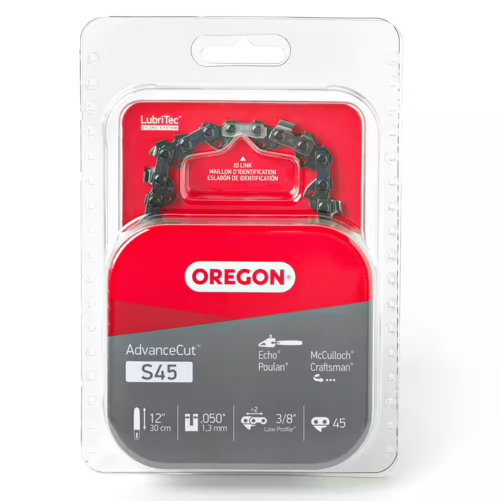 Oregon AdvanceCut S45 12 in. Chainsaw Chain 45 Links