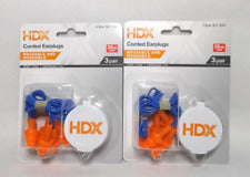 HDX Resuable Corded Earplugs NRR 26 TPR (3-PACK) 1004307684 REP002-C MSRP: $6.87 SPECIAL