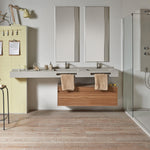 Acquabella St Duo Beton 60x32 Shower Tray in Brown, 53024691 DUBE6032MBN, Retail: $700.00, Final Price: $299.99 + Tax