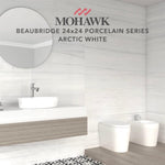 Arctic White 24x24 Matte, 8.5mm, 68 lbs, 19.05sf, 5pcs
