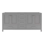 Caroline Avenue 72-in Cashmere Gray Undermount Double Sink Bathroom Vanity with CUSTOM Top, GD-50072-CUSTOM-CG, Final Price: $1,299.99 + Tax
