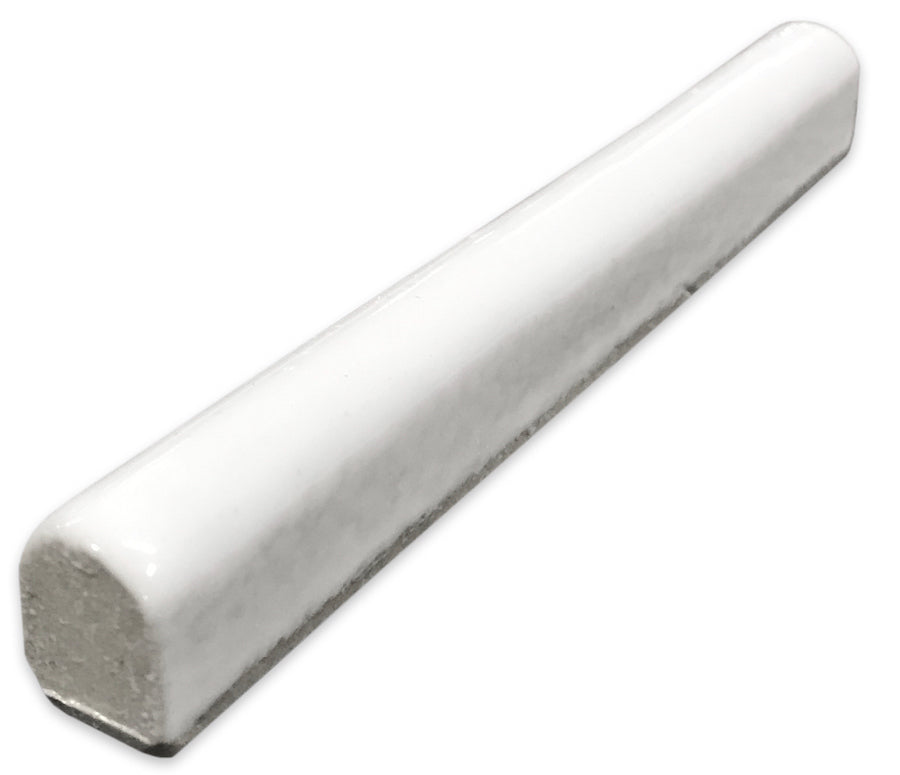 Bright White Gloss Ceramic Pencil Liner Tile, 189731 FINAL PRICE: $0.59/ pc