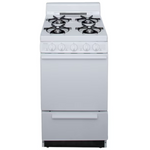 Holiday 20-in 4 burners 2.4-cu ft Freestanding Natural Gas Range (White), SAK101OO *JR2510, FINAL PRICE: $749.99 + TAX