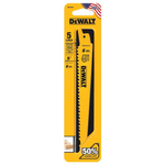 DEWALT Bi-metal 6-in 6 TPI Wood cutting Reciprocating Saw Blade 5-Pack, DW4802