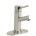 Giagni MonoBloc Polished Chrome Single Hole WaterSense Bathroom Sink Faucet with Drain and Deck Plate, LL102-PC, 290871, [FB216], FINAL PRICE: $29.99 + Tax