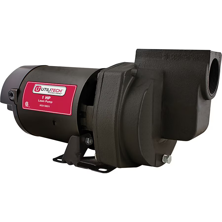 Utilitech 115 and 230-Volt Cast Iron Lawn Pump, UTP15P1, MSRP: $318.00, Final Price: $99.99 + Tax