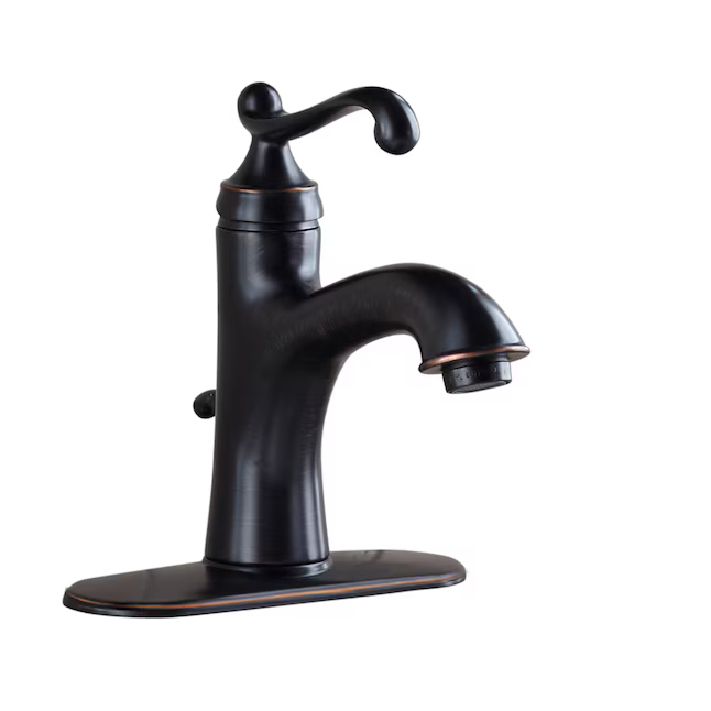 Giagni Pearl Oil-Rubbed Bronze 1-handle Single hole/4-in centerset WaterSense Bathroom Sink Faucet with Drain, LL700-VB, FINAL PRICE: $29.99 + Tax