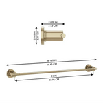 Ellen DeGeneres Tossana 24-in Towel Bar – Champagne Brass, 2014ATB-24-123, FINAL PRICE: $15.99 + Tax