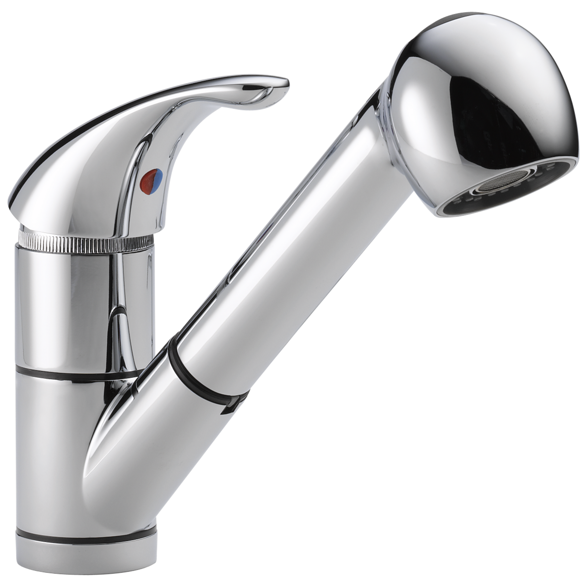 Peerless Turnbridge Chrome Deck-mount Pull-out Kitchen Faucet with Sprayer (Includes Deck Plate), P18550LF, MSRP: $136, FINAL PRICE: $69.99 + TAX