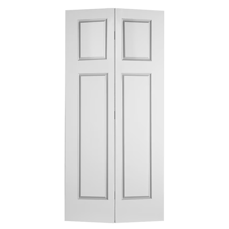 RELIABILT 30-in x 80-in 3-panel Craftsman Smooth Hollow Core Primed Molded Composite Closet Bifold Door (Hardware Included), 386664 *JR2511, Retail: $129.00, FINAL PRICE: $79.99 + TAX