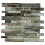**PER PC** Shimmering Lights 12x12 Linear Mosaic, SF160013, 8.55sf, 9pcs, 32.4lbs, FINAL PRICE: $5.99/pc, $53.91/bx + Tax