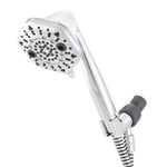 Oxygenics PowerSelect 7.0 -Spray Chrome 4-in Polygon High Pressure Handheld Shower Head 1.75 GPM