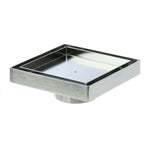 Aqva Square Tile Insert Stainless Steel Shower Drain- 5in X 5in