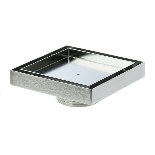 Aqva Square Tile Insert Stainless Steel Shower Drain- 5in X 5in