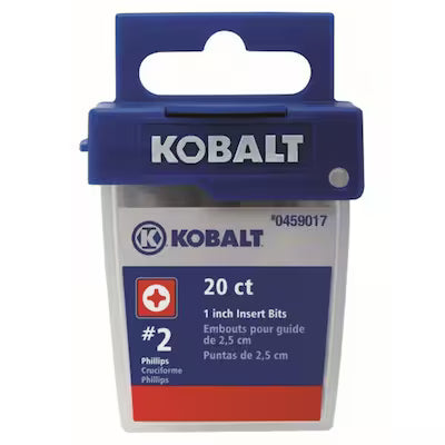 Kobalt 1-in #2 Phillips Screwdriver Bit (20-Piece)