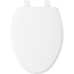 Mansfield Wood White Elongated Toilet Seat, 1311746 000   3649427  *HD2509, Retail: $23.98, FINAL PRICE: $14.99 + TAX