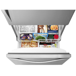 Whirlpool 22.07-cu ft Standard-Depth 33.0-in Wide Bottom-Freezer Refrigerator with Ice Maker ( Stainless Steel ) ENERGY STAR Certified