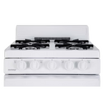 Holiday 20-in 4 burners 2.4-cu ft Freestanding Natural Gas Range (White), SAK101OO *JR2510, FINAL PRICE: $749.99 + TAX