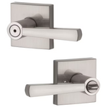 Baldwin Prestige Spyglass Satin nickel Interior or Bed/Bath Privacy Door Handle