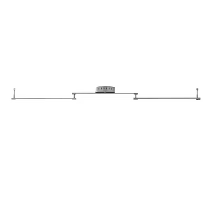 Style Selections Henniker 3-Light Brushed Nickel dimmable LED Industrial Track Bar, 19545-000 0650127, Final: $79.50, CLEARANCE PRICE: $24.99 + TAX
