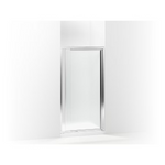 Sterling Vista Pivot II Silver 31-in to 36-in x 65.5-in Framed Pivot Shower Door, 5040352, 1505D-36S-G03