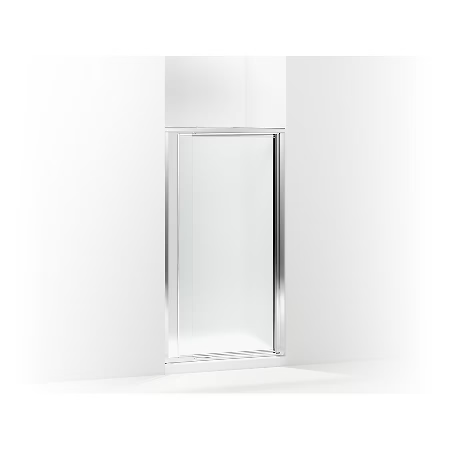 Sterling Vista Pivot II Silver 31-in to 36-in x 65.5-in Framed Pivot Shower Door, 5040352, 1505D-36S-G03