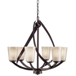 Kichler Layla 6-Light Antique Bronze Modern/Contemporary Chandelier, 670129, Final: $109.99, CLEARANCE PRICE: $29.99 + TAX