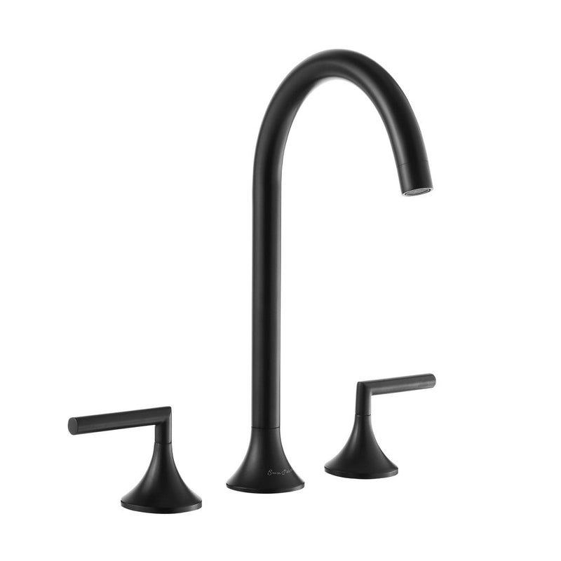 Swiss Madison Daxton Widespread Faucet in Matte Black, SM-BF100MB, MSRP: $299.9, FINAL  PRICE: $99.99 + TAX