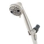 Oxygenics PowerMassage 5.0 -Spray Brushed Nickel 3.35-in Round High Pressure Handheld Shower Head 1.75 GPM, RETAIL: $39.98, FINAL PRICE: $23.99 + TAX