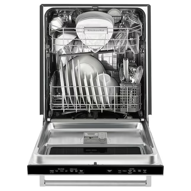 KitchenAid 24-in Top Control Built-in Dishwasher (Stainless Steel) 44-dBA, KDTM384ESS/3 *JR2508, Retail: $1,249.00, FINAL PRICE: $869.99 + TAX