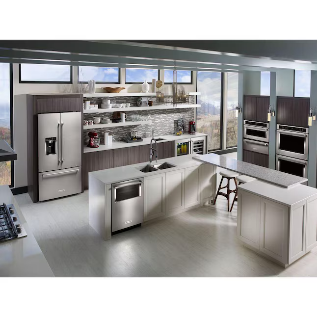 KitchenAid 24-in Top Control Built-in Dishwasher (Stainless Steel) 44-dBA, KDTM384ESS/3 *JR2508, Retail: $1,249.00, FINAL PRICE: $869.99 + TAX