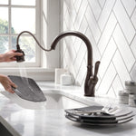 Delta Leland Single Handle Pull-Down Kitchen Faucet with ShieldSpray Technology in Venetian Bronze, 9178-RB-DST, MRSP: $756, FINAL PRICE: $ + TAX
