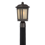 Quoizel Corrigan 14-in Bronze Traditional Outdoor Light Post Lantern, LWS3076D 0756846, CLEARANCE PRICE: $9.99 + Tax