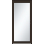 LARSON Signature Selection 36-in x 81-in Brown Aluminum Reversible Hinge Storm Door with Interchangeable Screen (No handle), 14904042 #758236 *JR2510, Retail: $254.00, FINAL PRICE: $139.99 + TAX