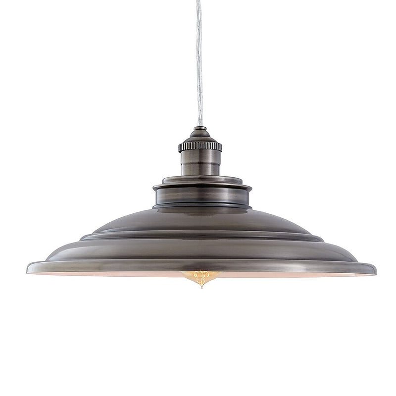 allen + roth Hainsbrook Antique Pewter Industrial Dome Hanging Pendant Light Item, 759440, CLEARANACE PRICE: $9.99 + TAX