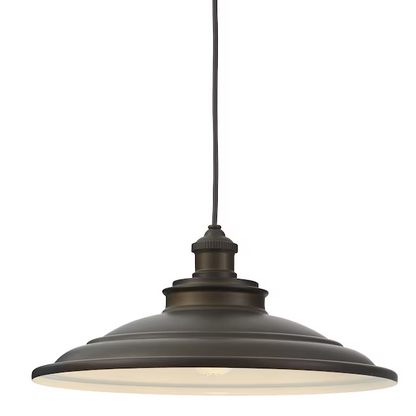 allen + roth Hainsbrook Aged Bronze Craftsman Dome Pendant, 759438, MSRP: $79.98, CLEARANCE SPECIAL