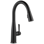Delta Essa Single Handle Pull-Down Kitchen Faucet with Touch2O Technology in Matte Black, 9113T-BL-DST, MRSP: $728, FINAL PRICE: $ + TAX